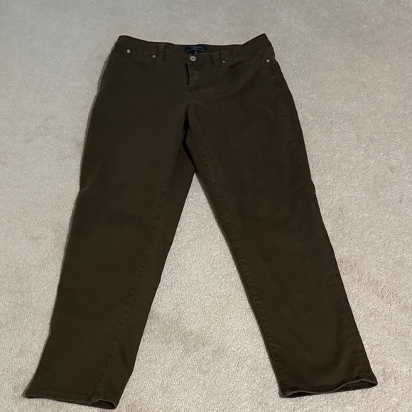 Talbots Denim - Talbots Women's Dark Brown Boyfriend Jeans